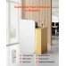 Recepcijski pult 80 cm s 2 ladice i LED rasvjetom, 80 × 45 × 100 cm, bijelo-drvena izvedba Recepcijski pult 80 cm s 2 ladice i LED rasvjetom, 80 × 45 × 100 cm, bijelo-drvena izvedba