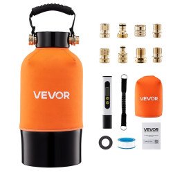 Sustav demineralizirane vode za pranje za autoservis, 5 L, s TDS mjeračem Sustav demineralizirane vode za pranje za autoservis, 5 L, s TDS mjeračem