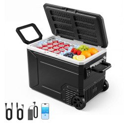 Auto hladnjak s kompresorom, 78 L, 12 V, na struju, prijenosno