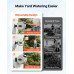 Zidni namotač vrtnog crijeva 35 m, automatsko uvlačenje, nosač 180°, 9 načina prskanja