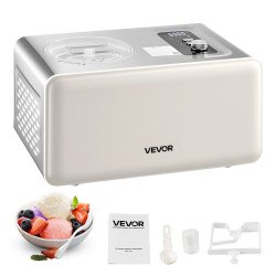Aparat za sladoled i sorbet s kompresorom, 2 L, 150 W, 3 programa, bez zamrzavanja posude