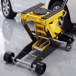 Niska podna dizalica za autoservis, nosivost 2000 kg, od čelika (1)