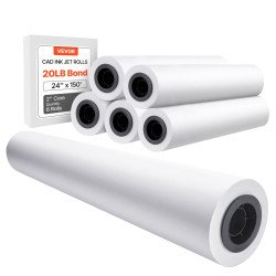 Papir za velike formate za ured, 6 komada, 45,7 m Papir za velike formate za ured, 6 komada, 45,7 m