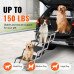 Sklopive aluminijske stepenice za psa za auto, 4 stube, nosivost 68 kg, visina 61–64,5 cm Sklopive aluminijske stepenice za psa za auto, 4 stube, nosivost 68 kg, visina 61–64,5 cm