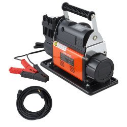 Pumpa za gume s manometrom za autoservis, 12 V, 202 l/min, prijenosno Pumpa za gume s manometrom za autoservis, 12 V, 202 l/min, prijenosno