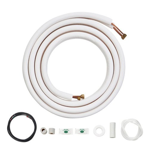 Set bakrenih cijevi za split klimu, 4,88 m, promjera 6,35 i 9,53 mm, s izolacijom i priborom