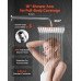 Podžbukni set za tuš za kupaonicu, glava 25 cm, četvrtasta, krom