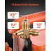 Vakuumska pumpa za servis klime u vozilu i rashladnih sustava, 198 l/min, dvostupanjska, 550 W Vakuumska pumpa za servis klime u vozilu i rashladnih sustava, 198 l/min, dvostupanjska, 550 W