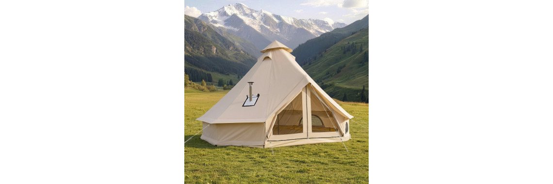 Jurta za dvorište i glamping: Oxford tkanina ili pamučno platno?