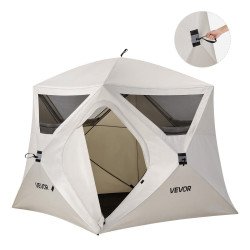 Šator za kampiranje za 3–4 osobe na brzo podizanje u 60 sekundi, 229 × 229 × 212 cm, 300D Oxford