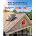 Solarni zabatni odsisni ventilator s termostatom, promjer 30,5 cm, 1529 m³/h, solarni panel 35 W