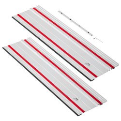 Vodilica za potapajuću pilu za radionicu, od aluminija, 73 × 22 × 4 cm