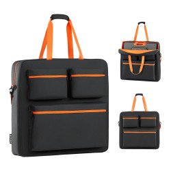Torba za prijenos i pohranu 2 sklopiva solarna panela do 200 W, 65 × 65 × 14 cm, s ramenim remenima Torba za prijenos i pohranu 2 sklopiva solarna panela do 200 W, 65 × 65 × 14 cm, s ramenim remenima