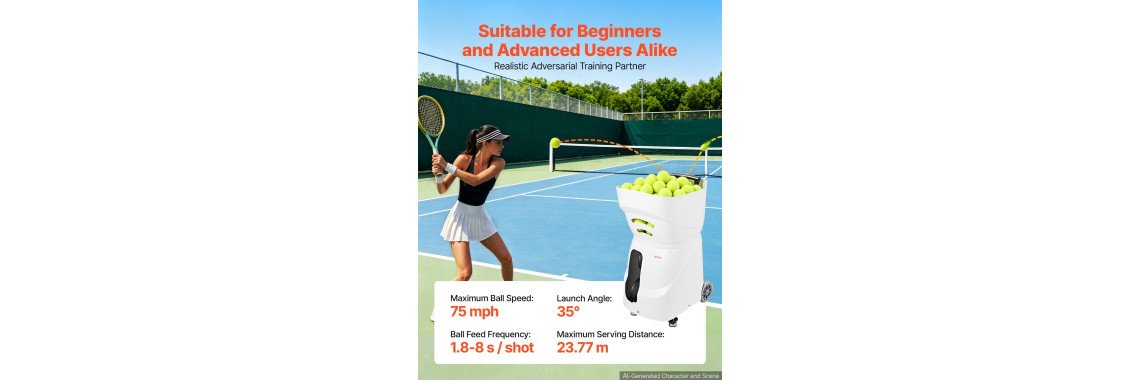 Bacač teniskih loptica: kako trenirati tenis bez partnera