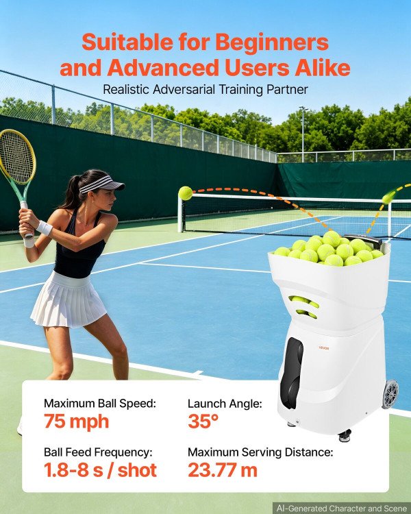 Bacač teniskih loptica: kako trenirati tenis bez partnera