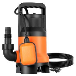 Potopna pumpa za prljavu i čistu vodu 650 W, protok 15000 L/h, visina dizanja 8 m, s plovkom