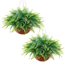 Umjetna paprat za ukrašavanje, 2 dijela, visuća, duljina 58 cm Umjetna paprat za ukrašavanje, 2 dijela, visuća, duljina 58 cm