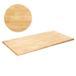 Ploča za radni stol od iverice ili masivnog drva za podesive stolove, od punog drva, 120 × 75 cm