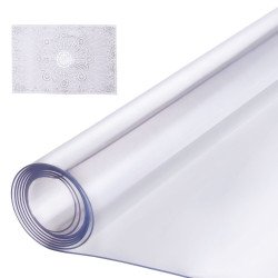 Zaštitna prozirna navlaka za stol, 107 × 244 cm