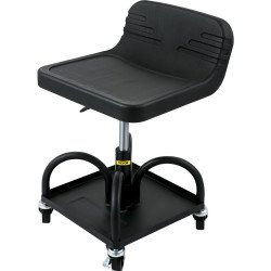 Radionička stolica za autoservis, nosivost 136 kg, nagib do 360°, podesive visine Radionička stolica za autoservis, nosivost 136 kg, nagib do 360°, podesive visine