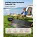 Prijenosna solarna elektrana, 2400 W, baterija 2160 Wh LiFePO4, s 2 sklopiva solarna panela od 200 W Prijenosna solarna elektrana, 2400 W, baterija 2160 Wh LiFePO4, s 2 sklopiva solarna panela od 200 W