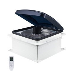 Krovni ventilator za kamper za autoservis, 10 brzina, s daljinskim, 12 V