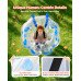 Napuhavajuće bumper lopte za sudaranje, 2 komada, Ø 120 cm, do 60 kg, plavo-prozirne