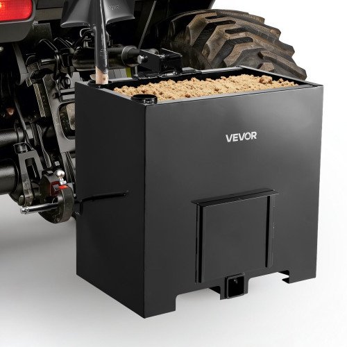 Sanduk za balast traktora (protuteg) s 3-točkastim ovjesom kat. 1, 0,14 m³, do 363 kg, crni Sanduk za balast traktora (protuteg) s 3-točkastim ovjesom kat. 1, 0,14 m³, do 363 kg, crni