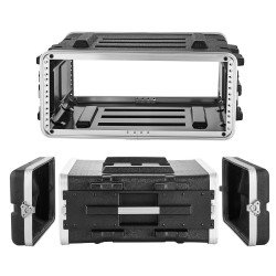 Rack kofer za prijevoz opreme, 4U, dubina 48 cm, ABS, skidljivi poklopci
