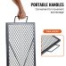 Rešetka za pečenje na otvorenoj vatri, 111 × 38 cm, čelik otporan do 300 °C, s ručkom Rešetka za pečenje na otvorenoj vatri, 111 × 38 cm, čelik otporan do 300 °C, s ručkom