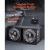 Set za bas u automobil: dva subwoofera 305 mm u kućištu i pojačalo, 1200 W RMS Set za bas u automobil: dva subwoofera 305 mm u kućištu i pojačalo, 1200 W RMS