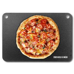 Čelična ploča za pizzu za ugostiteljstvo, od ugljičnog čelika, 52 × 37 × 1 cm Čelična ploča za pizzu za ugostiteljstvo, od ugljičnog čelika, 52 × 37 × 1 cm