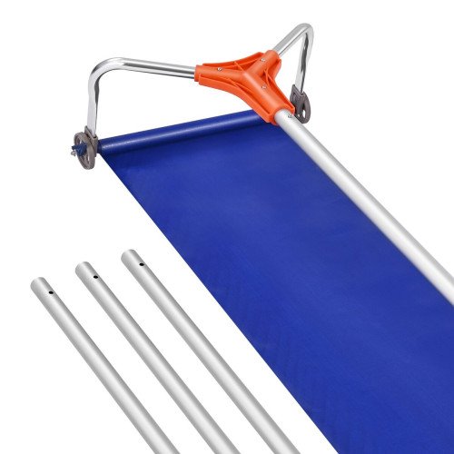 Grablje za snijeg s krova za vrt, od aluminija, podesivo, s kotačima