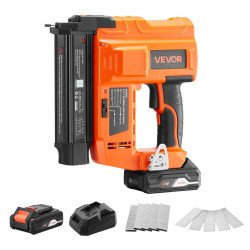 Aku čavlara i pištolj za spajalice 2 u 1, 18 GA, 20 V, čavli 15–55 mm, spajalice 16–40 mm Aku čavlara i pištolj za spajalice 2 u 1, 18 GA, 20 V, čavli 15–55 mm, spajalice 16–40 mm