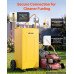 Kolica sa spremnikom za pretakanje goriva, 113,6 L, ručna pumpa, 4 kotača, žuta