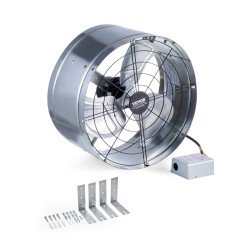 Zabatni ventilator za odvod vrućeg zraka s tavana, podesivo, promjer 38 cm, 2209 m³/h Zabatni ventilator za odvod vrućeg zraka s tavana, podesivo, promjer 38 cm, 2209 m³/h