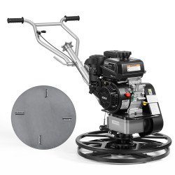 Benzinska gladilica za beton (helikopter), ploča 61 cm, motor Kohler 5,2 kW, 4 lopatice, nagib 0–18° Benzinska gladilica za beton (helikopter), ploča 61 cm, motor Kohler 5,2 kW, 4 lopatice, nagib 0–18°