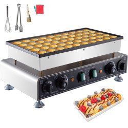 Aparat za mini palačinke za ugostiteljstvo, 50 dijelova, 1800 W Aparat za mini palačinke za ugostiteljstvo, 50 dijelova, 1800 W