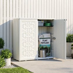 Vanjski ormar od smole za vrtni alat i opremu, 230 L, 87 × 38 × 92 cm