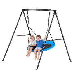 Samostojeća ljuljačka s A-postoljem i okruglim sjedalom promjera 100 cm, nosivost 199,6 kg