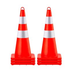 Prometni čunjevi za označavanje opasnih zona i usmjeravanje prometa, 15 × 71 cm Prometni čunjevi za označavanje opasnih zona i usmjeravanje prometa, 15 × 71 cm