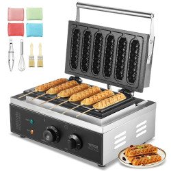 Aparat za vafle za ugostiteljstvo, 6 dijelova, 1500 W Aparat za vafle za ugostiteljstvo, 6 dijelova, 1500 W