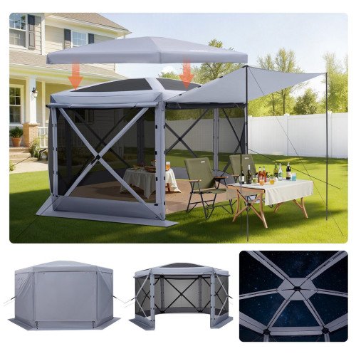 Sklopivi paviljon, 3,6 m, 360 × 360 cm (3) Sklopivi paviljon, 3,6 m, 360 × 360 cm (3)