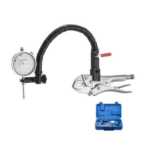 Mjerni sat (komparator) s fleksibilnim krakom i postoljem, raspon 0–25,4 mm, točnost 0,03 mm Mjerni sat (komparator) s fleksibilnim krakom i postoljem, raspon 0–25,4 mm, točnost 0,03 mm