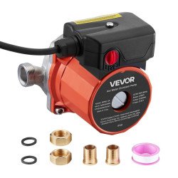 Recirkulacijska pumpa za toplu vodu 220–240 V, 38 L/min, 3 brzine, glava od nehrđajućeg čelika
