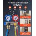Set manometara za servis klime, 4-putni, za R22, R404A i R410A, crijeva 1,5 m Set manometara za servis klime, 4-putni, za R22, R404A i R410A, crijeva 1,5 m