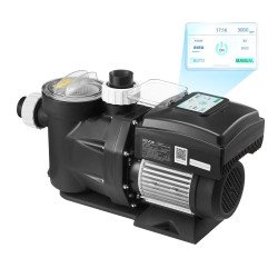 Pumpa za bazen s promjenjivom brzinom, 1100 W, protok 26.000 L/h, visina dizanja 15 m