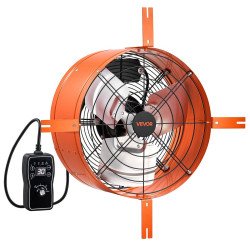 Zabatni odsisni ventilator s termostatom za tavan i radionicu, promjer 38,1 cm, 2803 m³/h, 230 V Zabatni odsisni ventilator s termostatom za tavan i radionicu, promjer 38,1 cm, 2803 m³/h, 230 V