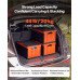 Sklopiva kutija za pohranu za skladište, 45 L, 3 komada, s poklopcima, nosivost 20 kg Sklopiva kutija za pohranu za skladište, 45 L, 3 komada, s poklopcima, nosivost 20 kg