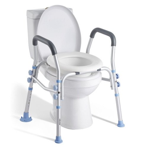 Povišena WC daska za lakše sjedanje i ustajanje, nosivost 136 kg, podesive visine Povišena WC daska za lakše sjedanje i ustajanje, nosivost 136 kg, podesive visine